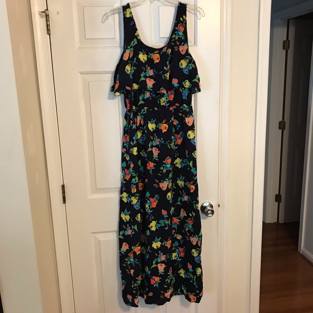 Merona floral maxi dress